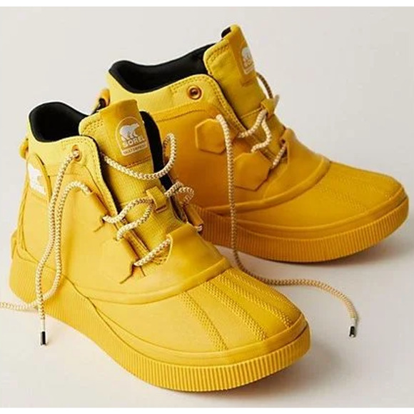 NEW SOREL Out N About IV Splashy Size W9 Gold Leaf/Black - Picture 4 of 6